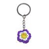 Roxo Daisy Girl Casal Chaveiro Bolsa Pendurado Acessórios Presente PVC Chaveiro Pequeno Pingente Novo Produto