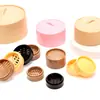 Modelo de Cocedor de Vapor de Simulación Miniatura Juguete de Comida para Jugar a Fingir Bricolaje Accesorios de Vajilla Plástico Cocedor Falso Accesorio para Fotografía