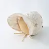 Chapéu de Bebê Coreano Qiunan Verão Novo Estilo Ins Renda Proteção Solar Proteção de Orelha Chapéu para Meninas de Bebê Chapéu de Bebê
