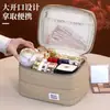Nueva bolsa de maquillaje portátil de gran capacidad para viajes, bolsa multifuncional para almacenamiento de artículos de tocador y cosméticos, bolsa de tocador de mano para viajes