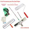 Raspador AutoNivelante com Dentes, Rastelo para Cimento, Rastelo Dentado para Epóxi, Rolo Desaerador, Raspador, Kit AutoNivelante