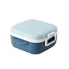 Caja de almuerzo multifuncional de plástico para fideos instantáneos, artefacto para fideos instantáneos de dormitorio estudiantil, caja de almuerzo de cafetería con tapa, caja de almuerzo con aislamiento