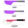 Raspador de repostería raspador grande de silicona raspador de pastel raspador grande de crema cuchillo mezclador cuchillo para mermelada herramienta de repostería