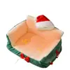 Nova Casinha de Gato de Natal para Todas as Estações, Casinha de Cachorro Removível e Lavável, Cama de Gato Fechada Espessa, Casa de Cama Quente de Inverno para Gatos