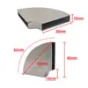 Codo de tubería cuadrada de acero inoxidable de 90 grados, accesorios de soldadura, giro en ángulo recto, caja de acero, soporte de apoyo, codo cuadrado