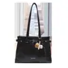 Otoño e Invierno 2025 Estilo Coreano Retro Más Fácil de Combinar Bolso Grande de Hombro Bolso de Mano Texturizado de Gran Capacidad Estilo Universitario Bolso Grande para Viajes