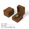 Caja de embalaje redonda de terciopelo para relojes de fábrica, caja individual para guardar relojes, caja de reloj de alta gama al por mayor