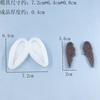 Ventas Directas de Fábrica de Moldes de Silicona de Grado Alimenticio, Varios Tipos de Alas de Ángel, Chocolate Fondant para Bricolaje, Horneado de Cocina