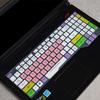 Aplicable a Asus Flying Fortress 7ª generación FX95 película para teclado 6ª generación FX86F meteorito de fuego FX505G funda antipolvo para computadora portátil