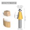 Fresa Cónica de Vástago de 1/2", Fresa Angulada, Fresa de Fresado para Carpintería, Fresa de Grabado Multiángulo, Fresa para Máquina Fresadora de Grabado de Baquelita