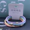 5 tarjeta de pedido 0.25 línea perla dorada tonta diadema banda de goma supermercado tienda física tienda de dos dólares accesorios para el cabello tocado suministro