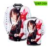 Fuente de mercancías transfronterizas Hui noche gran señorita impresión 3D estudiante coreano abrigo uniforme de béisbol primavera mujer blanco Venta al por mayor