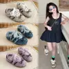 Novedad Otoño 2026 Zapatillas a la Moda con Lazo para Niñas, Estilo Coreano Princesa Suela Suave Zapatos de Entrenamiento Alemanes, Venta al por Mayor de Zapatos para Niños
