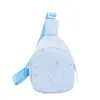 Nueva Bolsa Infantil Estilo Coreano Dulce Estampado de Estrellas Unisex Bolsa de Pecho Macarrón Multicolor Ligera para Bebé Bolso Cruzado