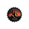 Dropshipping Suministro de Amazon Exportación Letrero Retro de Aluminio Cóncavo y Convexo Decorativo Tridimensional Tapa de Cerveza Pintura sobre Hierro