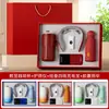 Conjunto de Presente Prático para Negócios: Caneca de Café, Ventilador de Mão, Lembrança para Aniversário da Empresa, Logo Personalizado para Clientes