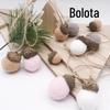Pingente de bola de bolota de venda quente transfronteiriça bolota de natal peças penduradas bolota colheita de grãos soltos bolota artesanato faça você mesmo presentes