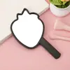 Espejo de Mano con Borde de Encaje con Forma de Nube para Niñas, Espejo Mini Portátil con Mango Imprimible, Espejo de Maquillaje