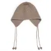 Sombrero de Punto a Mano de Cachemira Pura de Mongolia Interior, Cálido y Divertido para Otoño e Invierno, con Orejeras Trenzadas