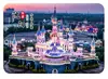 Imán de Refrigerador de Vidrio Paisaje de Shenyang Siete Estrellas Mundo Marino Parque del Castillo Souvenir Cultural y Creativo Adorno Magnético para el Hogar
