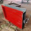 Amortecedor de Ar Manual Amortecedor de Ar de Aço Inoxidável para Dutos de Remoção de Poeira Caixa de Turbina Manual Válvula Borboleta de Ventilação com Portas Quadradas e Redondas