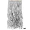 Peruca mulheres longo cabelo cacheado uma peça de alta temperatura seda sem costura peça de extensão de cabelo 5 clip clip peruca de cabelo local de fábrica