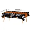 Mantel de Halloween Amazon Transfronterizo Plástico Desechable Calavera Murciélago Fantasma Calabaza Decoración de Fiesta Suministros de Fondo
