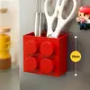 Estante de almacenamiento magnético para el lateral del refrigerador de la cocina, herramienta de almacenamiento mágica, estante de almacenamiento para pajitas, caja de almacenamiento para film transparente de refrigerador