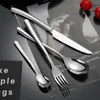 Juego de Cubiertos para Bistec y Tenedor de Acero Inoxidable Luna Francesa Vajilla Occidental para Comida Occidental de Hotel Tenedor, Cuchillo y Tenedor de Acero Inoxidable