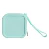 Bolsa Cuadrada Pequeña de Silicona Creativa Monedero para Guardar Monedas Estuche para Llaves Moderno Cable de Datos para Audífonos Impermeable Ligero