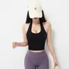 Nueva Ropa de Yoga para Mujer Primavera y Verano, Sujetador Deportivo para Correr de Sensación Desnuda, Chaleco de Fitness Amortiguador Anti-Caída