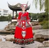 Aldea Miao traje Miao mujer Yunnan Dong minoría traje Yao Tujia traje de danza traje de actuación