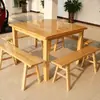 Juego de Mesa y Sillas de Comedor de Madera Maciza, Mesa de Comedor para Restaurante, Mesa para Apartamento Pequeño, Mesa de Comedor para el Hogar, Mesa Cuadrada, Mesa de los Ocho Inmortales Estilo Antiguo