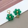 Contas Coloridas a Vácuo para Conservar a Cor Flor de Cristal Margarida Pingente Brincos Criativos DIY Puros Feitos à Mão Acessórios de Pérola de Imitação