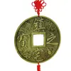 Nuevo colgante de moneda de cobre grande de aleación para decoración del hogar, atrayendo riqueza y tesoros, decoración del hogar, adorno feng shui de entrada, moneda antigua 6-15cm