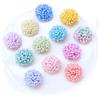 Parche de flores con cuentas de color macarrón, ideal para hacer tú mismo, joyería hecha a mano, pendientes, accesorios, material