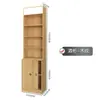 Estante de Almacenamiento para Cigarrillos de Estructura Acero-Madera, Gabinete de Fondo Combinado para Mostrador de Caja de Cigarrillos y Alcohol, Exhibidor de Estante para Cigarrillos de Tienda de Conveniencia