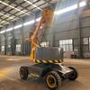 Elevador de Pluma Eléctrico Hidráulico Autopropulsado de 10 m Vehículo Elevador Aéreo de Mantenimiento Diésel