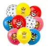 Globos de Látex de 12 Pulgadas Transfronterizos: Spider-Man, Pokemon, Patrulla Canina, Mario, Marvel, Varios Globos de Dibujos Animados