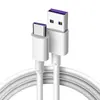 Cabo de Carregamento Rápido 5A Super Cabo de Dados para Celular Adequado para Huawei Android Apple Tipo Cabo de Carregamento Venda por Atacado Certificação de Carregamento Rápido