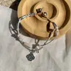 Pulseira Boho Étnica Retrô para Mulheres, Acessórios de Cobre Turquesa Tecidos à Mão, Sino de Elefante, Pulseira Multicamadas