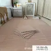 Tapete para quarto uso doméstico, tapete de cabeceira estilo ins, tapete de chão para varanda, resistente à sujeira, padrão xadrez simples, tapete de espuma, pode ser cortado no tamanho