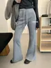 Pantalones Casuales Ligeramente Acampanados con Cordón THE LIMON Limón Té Verde Estilo Coreano Sencillos Adelgazantes Versátiles para Mujer en Otoño