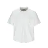 Camiseta de Manga Corta con Cuello Henry Disfrazado Nanxia para Hombre, Estilo Delgado de Verano Ropa para Hombre con Bolsillos, Camiseta Polo de Cuello en V de Seda Helada