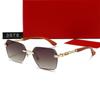 Nuevos Lentes de Sol sin Montura para Hombre y Mujer para Conducir y Vacaciones Gafas de Moda Trendy Casual 3078