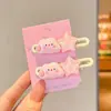 Explosiones versión coreana de lindo pasador de nube estrella femenina clip para flequillo lateral clip de pico de pato para niños pasador tocado venta al por mayor