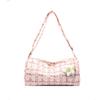 Nuevo bolso de mujer 2024, nuevo bolso de hombro de lana, bolso cruzado dulce, bolso cilíndrico, comercio exterior, venta al por mayor transfronteriza.