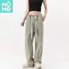 Jeans Rectos de Moda Versátiles Tendencia 2024 Estilo Hong Kong para Mujer, Estilo Simple Japonés Nuevo, Harajuku Relajado
