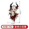 Adesivos de Tatuagem Meia-Manga Cor Nova Transfronteiriça Anime Geisha Impermeável Descartável Tatuagem Adesivos de Tatuagem Sexy para Panturrilha