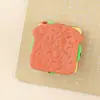Plástico Simulada Divertido Redondo Hamburguesa Cuadrado Sándwich Hot Dog Hamburguesa Mini Hamburguesa Comida Occidental Accesorios para Pasador de Pelo
